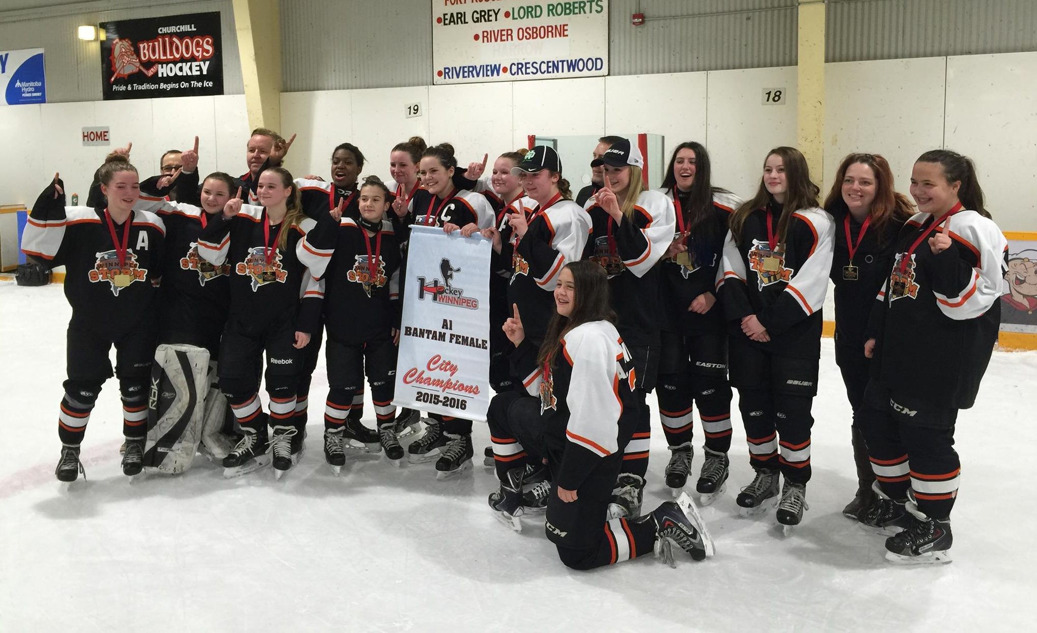 Winnipeg Storm Bantam A1 Black